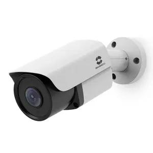 GWSECU กล้อง POE 4K AI ตรวจจับยานพาหนะของมนุษย์,กล้อง IP รักษาความปลอดภัยกลางแจ้ง8MP มีไมโครโฟน/เสียงในตัวเข้ากันได้กับ Hik-Vision NVR