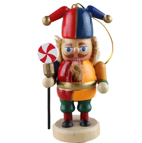 Новый Nordic клоун шеф-повара солдат король Рождественский подарок сувенир 10 см Щелкунчик