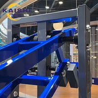 Machine à squats à pendule super commerciale Kaishi, équipement de gym pour l'entraînement de la force des muscles du bas du corps, des fessiers et des jambes