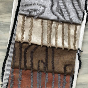 Échantillons de Tissu pour Rideaux Occultants à Motifs Géométriques Personnalisables, Texture Concave Convexe, Couleurs Variées, Rideaux et Cantonnières - Product Image 6