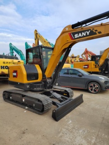 Excavatrice SANY SY60C 6 tonnes d'occasion, certifiée EPA CE, prix compétitif, machine de construction chinoise d'occasion - Product Image 1