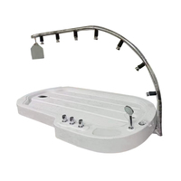 Bain tourbillon douche Vichy acrylique lit d'eau de massage corporel électrique pour piscine ou spa