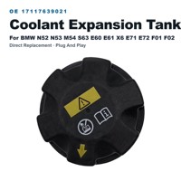 Pièces automobiles 17117639021 Bouchon de réservoir d'expansion du liquide de refroidissement pour BMW N52 N53 M54 S63 E60 E61 X6 E71 E72 F01 F02