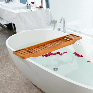 <span class=keywords><strong>Plateau</strong></span> de baignoire moderne <span class=keywords><strong>en</strong></span> <span class=keywords><strong>teck</strong></span>, panier et <span class=keywords><strong>table</strong></span> de baignoire <span class=keywords><strong>en</strong></span> bois avec support <span class=keywords><strong>pour</strong></span> salle de bain et salon - Product Image 4
