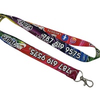Cordons en polyester pour impression par transfert thermique avec logo, porte-badge, crochet et sangle de cou – Fabricant chinois, vente en gros
