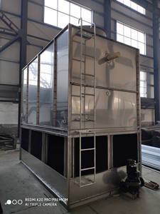 Acciaio inossidabile/condensatore evaporativo galvanizzato/refrigerante dell'ammoniaca NH3 <span class=keywords><strong>R717</strong></span> - Product Image 5