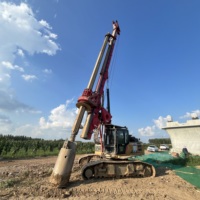 Foreuse rotative d'occasion SANY SR155, machine de pieutage de seconde main, équipement de construction de fondations