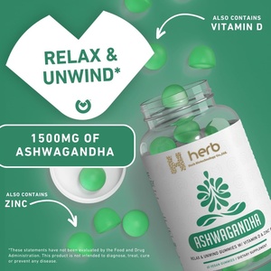 Ashwagandha de Marca Privada OEM ODM para el Estrés, el Cortisol, la Respuesta, la Relajación, el Sueño, Gomitas de Ashwagandha - Product Image 2