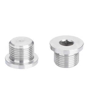 Chine attaches DIN908 Duplex en acier inoxydable 2507 bouchon hexagonal creux bouchon de tuyau d'huile bouchon à vis à six pans creux - Product Image 1