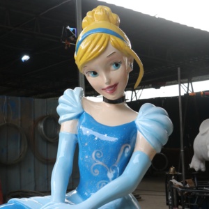 Children Playground Vivid Fiberglass <strong>Life</strong> <strong>Size</strong> Cartoon <strong>Statue</strong> for Sale - Product Image 5