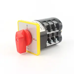 LW5D series universal transfer switch changeover rotary cam switch 2/3/4/5 positions factory customized rotary switch