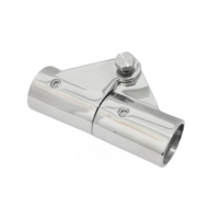 316 acier inoxydable accouplement pivotant bateau accessoire Marine Bimini raccord de tuyau Joint nouvel état