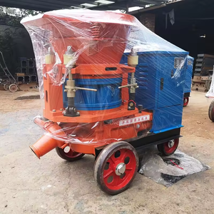 Effiziente Nassbeton-Spritzbetonmaschine mit Motor, hohem Lastmoment, 5,5 kW, 220 V, 50 mm Schlauch, 5,5-7 m³/<span class=keywords><strong>h</strong></span> Leistung, 3-7 m³/<span class=keywords><strong>h</strong></span> Kapazität - Product Image 1