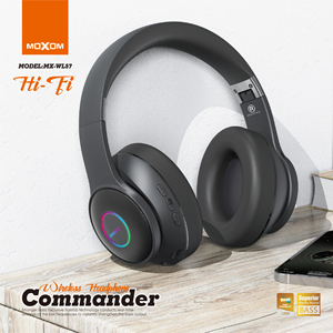 <span class=keywords><strong>Cuffie</strong></span> Wireless MOXOM Commander con Audio Hi-Fi, Suono Stereo di Alta Qualità e Cuscinetti Super Morbidi - Product Image 1