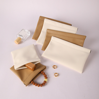 Pochette cosmétique en cuir PU de luxe personnalisée avec fermeture magnétique pour promotion