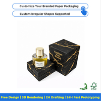 Flacon de parfum personnalisé de luxe OEM avec emballage en boîte, flacon de parfum en verre avec emballage en boîte, boîte de parfum unique