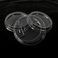 Couvercles ronds transparents personnalisés en PET pour mini-emballages, bouchons et fermetures transparents pour gobelets en papier et saladiers