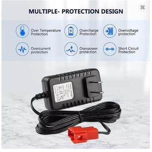 Chargeur 6V pour trottinettes et véhicules électriques pour enfants BMX X6 / Kid TRAX GMC / <span class=keywords><strong>Moto</strong></span> ATV Quad / Adaptateur d'alimentation pour véhicules électriques - Product Image 5