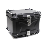 36L 40L 45L 55L 65L 80L moto queue alliage d'aluminium Top Case voyage boîte de rangement moto coffre Top Case boîte