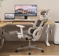 Chaise de bureau ergonomique avec repose-pieds, design confortable et fonctionnel pour une utilisation au bureau, avec accoudoirs 4D, chaise de jeu