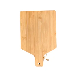 带托盘的竹制切菜板高品质大矩形竹制家器奶酪切菜板套装