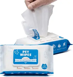 Quick Bath Dog Towelettes Extra Thick and Heavy Duty Large Pet Wipes for Dogs