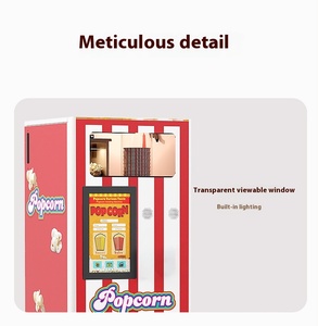 Công Suất Lớn Tự Động Công Nghiệp Thương Mại Bóng Hình Dạng Bỏng Ngô Máy Bán Hàng Tự Động - Product Image 3