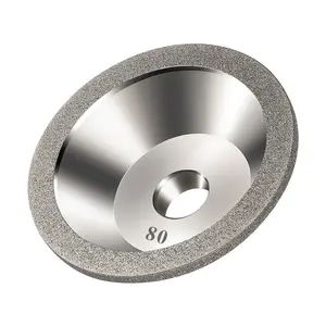 Abrasive Electroplated Diamond/cbn Grinding Cutting Wheel 4-inch 100mm Grit 320 Cup Diamond Grinding Wheel Diamond Coated Concav
