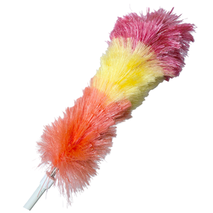 伸縮式スタティックダスター 再利用可能なマイクロファイバーダスター 90インチ伸縮ポール付き、曲げ可能で洗えるダスターヘッド 天井用 - Product Image 1