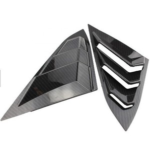 Anma nhựa Rèm trên cửa sổ phía sau tam giác cửa sổ bảo vệ bao gồm 2 cái cửa sổ phía sau louver màn trập Bìa - Product Image 4