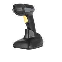 KEFAR-escáner de código de barras portátil, lector de código de barras con cable inalámbrico, 1D, 2D, QR, manual, pistola, teclado multilenguaje