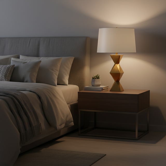 Postmodern Minimalist Design Living Room Reading Table Lamps Creative Study Bedroom Bedside Decoration Geometric Table Lamp