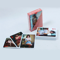 Cartes à jouer publicitaires personnalisées écologiques, impression CMYK/Pantone, laminées, personnages de jeux pour adultes sexy et amusants