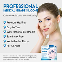 Bande adhésive invisible en gel de silicone transparent pour le traitement des cicatrices du corps et du visage, feuilles réparatrices respirantes pour cicatrices chirurgicales 1,5 m