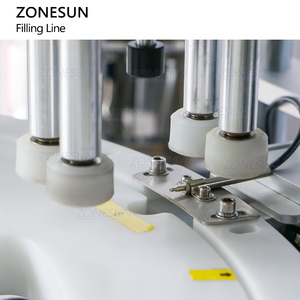 ZONESUN ZS-AFCL6 Línea Automática de Llenado, Tapado y Etiquetado de Botellas de Vidrio con Rodillo para Perfume, Aceite, Desodorante y Líquidos Cosméticos - Product Image 5