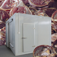 304 acier inoxydable chambre froide stockage crème glacée viande légumes boeuf utilisé marcher dans le congélateur avec pour détail Restaurant usine