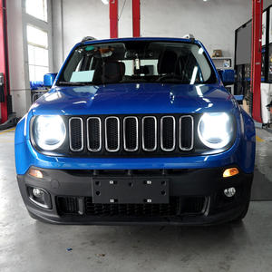 ชุดไฟหน้ารถยนต์สำหรับ Jeep Renegade ปี 2015-2019 อัพเกรดใหม่ <span class=keywords><strong>ไฟ</strong></span>หน้า LED โปรเจคเตอร์เลนส์คุณภาพสูง อุปกรณ์เสริม - Product Image 6
