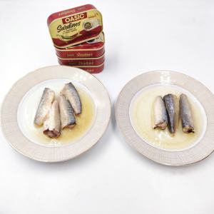 Sardina enlatada de la mejor calidad de fábrica 125g en salmuera <span class=keywords><strong>Sardinas</strong></span> enlatadas en aceite vegetal - Product Image 3