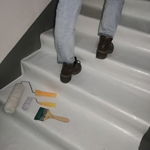 140gr 1x25m Antidérapant gris mélangé coton Non tissé <span class=keywords><strong>peinture</strong></span> <span class=keywords><strong>feutre</strong></span> tapis - Product Image 1