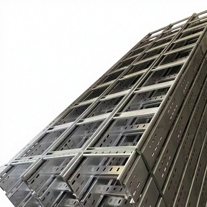 รางเคเบิลแบบขั้นบันได ชุบกัลวาไนซ์ ทนไฟ เคลือบผง ชุบกัลวาไนซ์แบบจุ่มร้อน สแตนเลส รับน้ำหนักได้ 200 กก. สำหรับสายเคเบิล - Product Image 1