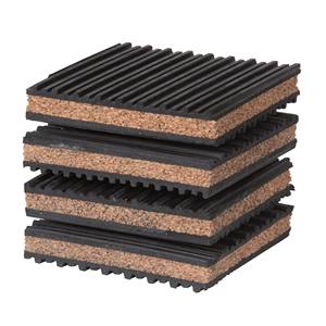 แผ่นยางรองพื้นป้องกันการสั่นสะเทือน แผ่นไม้ก๊อกและยางสำหรับระบบ HVAC เครื่องปรับอากาศ เครื่องซักผ้า และเครื่องอัดอากาศ - Product Image 5