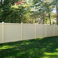 Top Quality 6x8 ft White Color Plastic PVC/Vinyl Cheap Decorative Panel Privacy Fence Panels for Sale