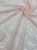 2025 prix de gros usine broderie tissu mode femmes robe à paillettes véritable tissu à paillettes paillettes dentelle tissus pour mariage