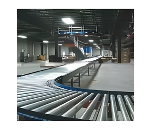 Système de convoyeur à rouleaux à moteur flexible pour une manutention et un transport efficaces des matériaux dans les entrepôts, les usines et l'industrie - Product Image 1