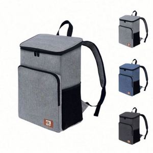 Sac à dos isotherme portable 20L grande capacité en aluminium pour pique-nique et conservation des aliments frais - Product Image 1