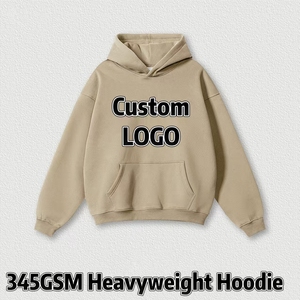 Sudadera con Capucha Extra Grande Personalizada al por Mayor para Hombre, Bordado con Logotipo Impreso en Relieve, Sudadera Unisex de Peso Pesado de 345 g/m² para Hombre y Mujer - Product Image 1