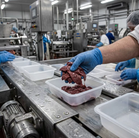 Foie de poulet congelé Halal en gros, foie de poulet congelé IQF en vrac pour l'exportation, entrailles de volaille nettoyées