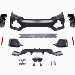 Modificación de Alerón Trasero, Tubo de Escape, Faldones Laterales, Difusor Trasero, Lip Delantero, Lip Trasero, Alerón Pequeño, Compatible con Civic 10ª Generación 16-19 - Product Image 6