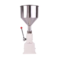 Machine de remplissage et de scellage de pâte liquide visqueuse épaisse de mini remplisseur manuel vertical de 10ml