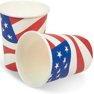 4 ° <span class=keywords><strong>di</strong></span> July Party fornisce piatti <span class=keywords><strong>di</strong></span> carta usa e getta giorno dell'indipendenza da 9 pollici materiale da tavola rosso bianco blu - Product Image 2